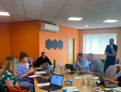 Image of Culture.Inc business simulation play with senior leaders